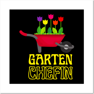 Garten Chefin Gartenarbeit Gärtnerin Hobby Posters and Art